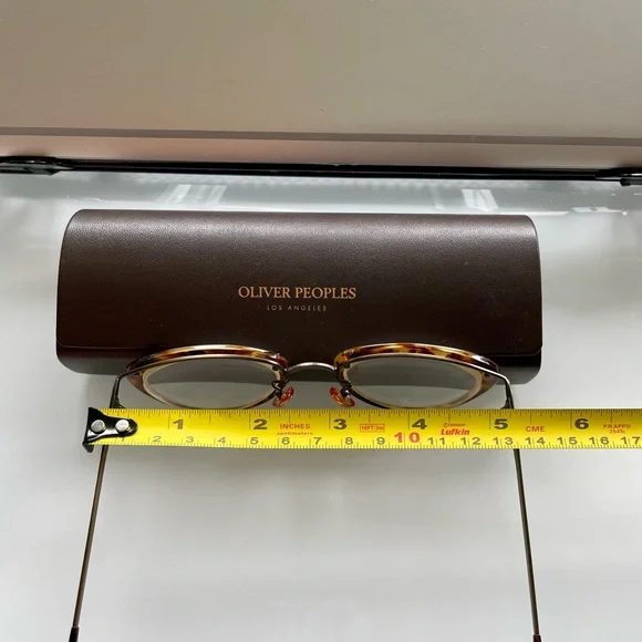 Oliver Peoples OP-9 Vintage 1980s Tortoise Eyeglasses in Mint Condition - Picture 10 of 15